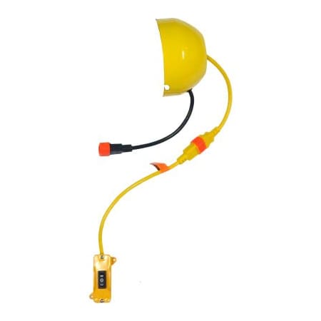 Hunter Fan Co. Jan Fan Jan Fan End Dome w/ 2 Speed Drop Cord Switch, Yellow JF-DCS